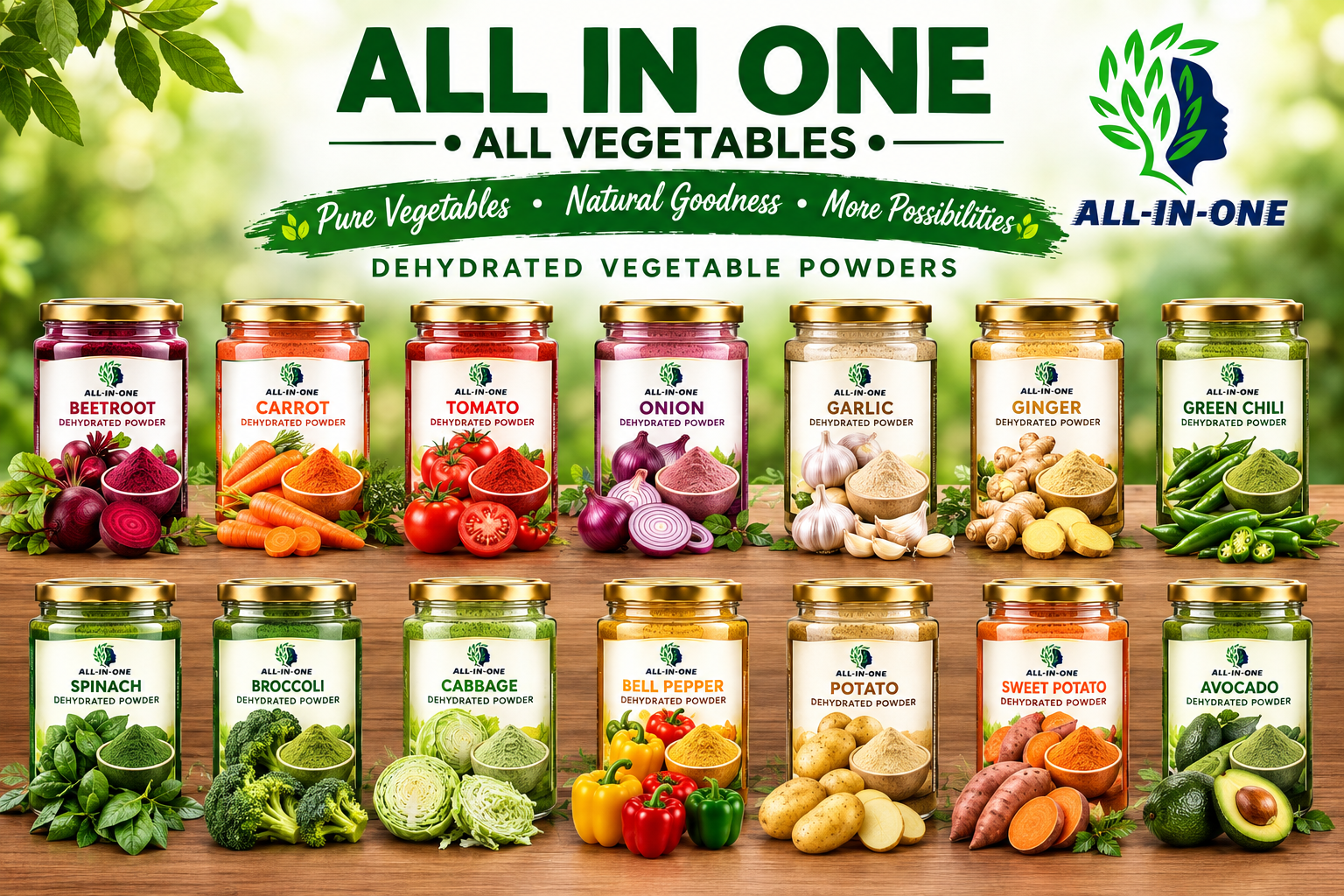 Dehydrated Vegetable Powder
